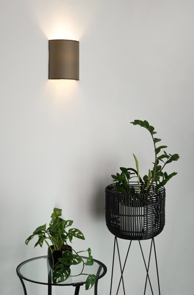 Brilagi - Nástenné svietidlo SEMI 1xE27/15W/230V pr. 20 cm hnedá
