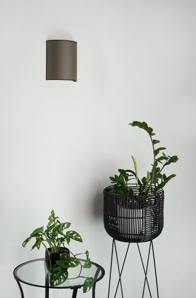 Brilagi - Nástenné svietidlo SEMI 1xE27/15W/230V pr. 20 cm hnedá