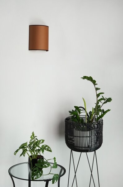 Brilagi - Nástenné svietidlo SEMI 1xE27/15W/230V pr. 20 cm hnedá