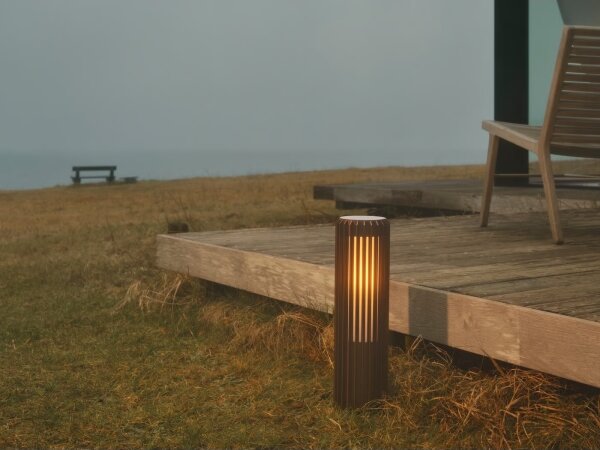 Nordlux - Vonkajšia lampa ALUDRA 1xE27/15W/230V IP44 hnedá 45,4 cm