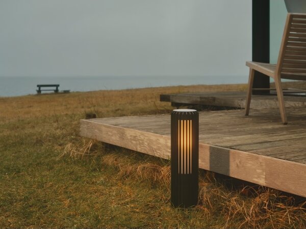 Nordlux - Vonkajšia lampa ALUDRA 1xE27/15W/230V IP44 čierna 45,4 cm