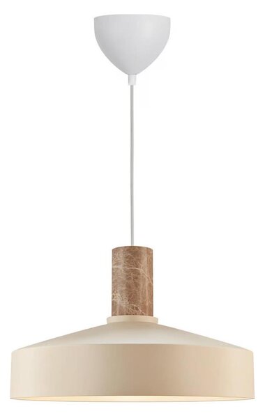 Nordlux - Luster na lanku ELVAS 1xE27/60W/230V pr. 37,5 cm béžová