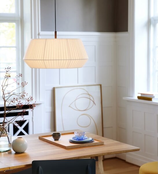 Nordlux - Luster na lanku DICTE 1xE27/60W/230V pr. 53 cm biela