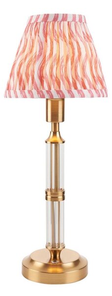 Endon 114842 - LED Stm. nabíjacia stolná lampa MORTON LED/1,5W/5V mosadz/ružová