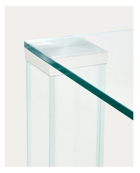 Sklenený jedálenský stôl 100x200 cm Adularia – Kave Home