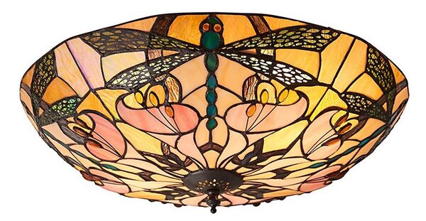 Endon 63922 - Stropné svietidlo Tiffany ASHTON 2xE27/60W/230V priemer 45 cm