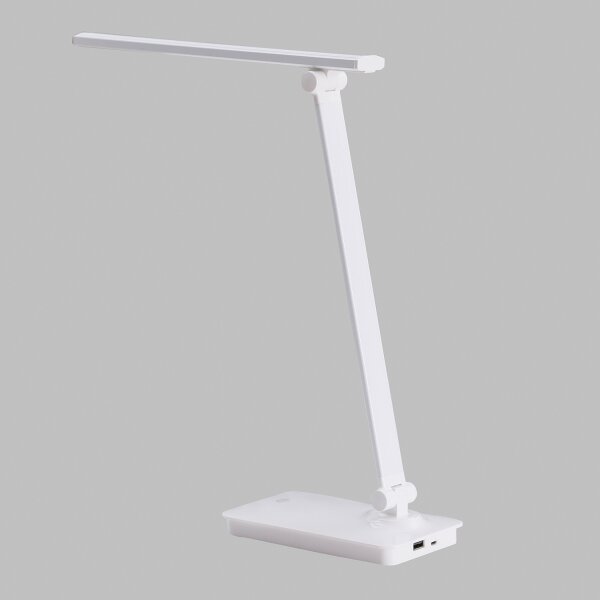 ONLI - LED Stmievateľná stolná lampa S USB portom DESKI LED/7W/230V 4000K biela