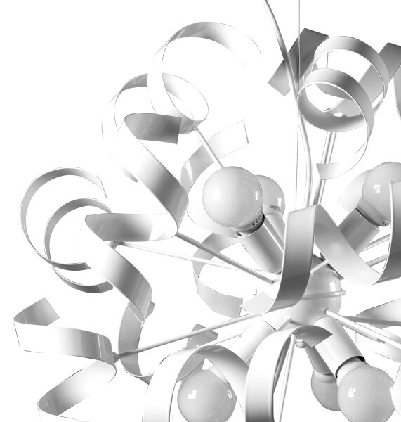 ONLI - Luster na lanku ZOE 6xE14/6W/230V biela