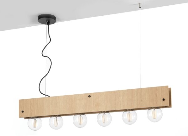 ONLI - Luster na lanku ARGO 6xE27/22W/230V béžová