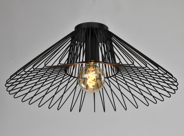 ONLI - Stropné svietidlo DUCCIO 1xE27/22W/230V pr. 60 cm čierna