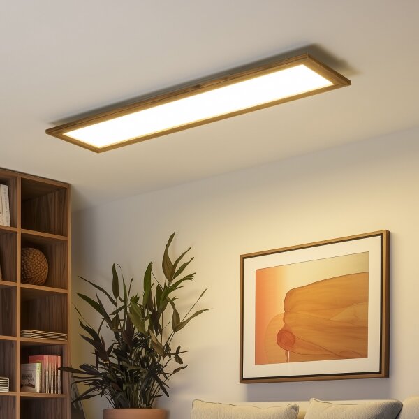 Eglo-LED RGBW prisadený stropný panel SALOBRENA-C LED/34W/230V hnedý + DO