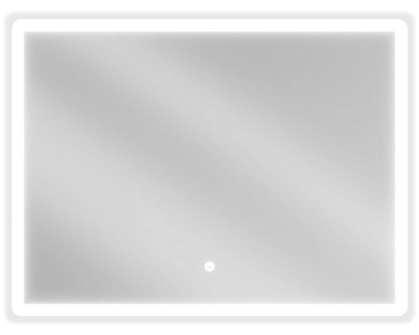 Mexen Navia kúpeľňové zrkadlo s podsvietením 80 x 60 cm, LED 6000K, antivap - 9803-080-060-611-00