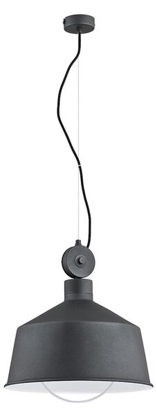 Luster na lanku CORA 1xE27/15W/230V šedá