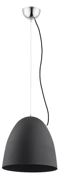 Luster na lanku ZETES 1xE27/15W/230V čierna