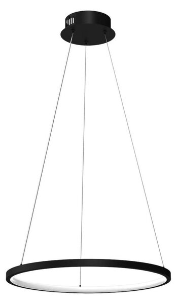 LED Luster na lanku HOOP LED/27W/230V pr. 50 cm 4000K čierna