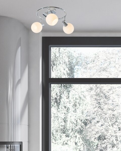 LED Bodové svietidlo DOXY 3xE14/4W/230V lesklý chróm