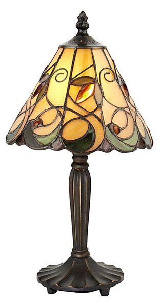 Endon 64196 - Stolná lampa Tiffany JAMELIA 1xE14/40W/230V pr. 20 cm