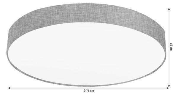 STROPNÉ SVIETIDLO, 76/15 cm Eglo - Interiérové svietidlá