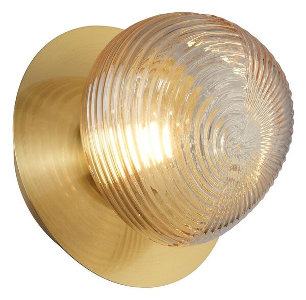 LED nástenné svietidlo BOLLA LED/3W/230V zlatá/dymová béžová