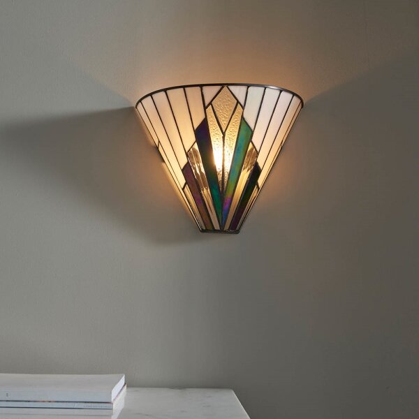 Endon 63940 - Nástenné svietidlo Tiffany ASTORIA 1xE14/40W/230V