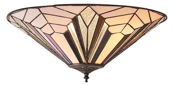 Endon 63935 - Stropné svietidlo Tiffany ASTORIA 2xE27/60W/230V priemer 48 cm
