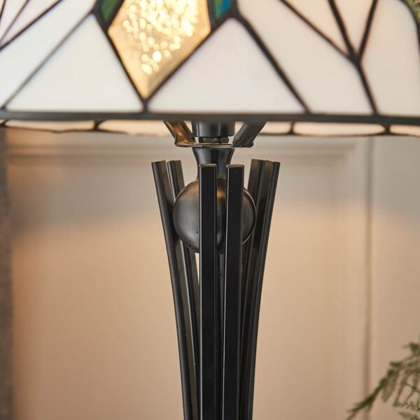 Endon 70365 - Stolná lampa Tiffany ASTORIA 1xE14/40W/230V priemer 30 cm