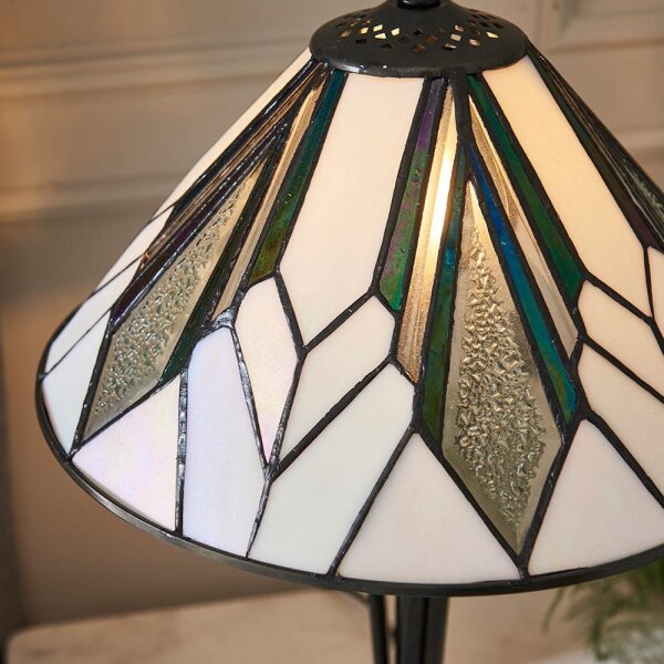 Endon 70365 - Stolná lampa Tiffany ASTORIA 1xE14/40W/230V priemer 30 cm