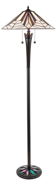 Endon 63934 - Stojaca lampa Tiffany ASTORIA 2xE27/60W/230V pr. 48 cm