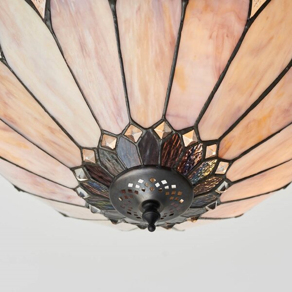 Endon 63978 - Prisadené stropné svietidlo Tiffany BROOKLYN 3xE27/60W/230V, priemer 40 cm