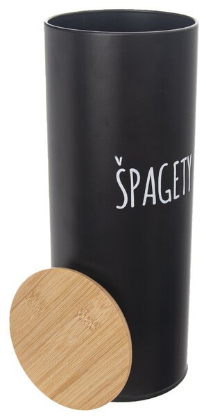 Dóza Špagety BLACK pr. 11 cm