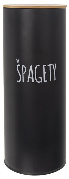 Dóza Špagety BLACK pr. 11 cm
