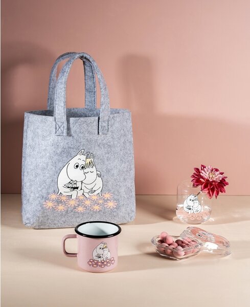 Muurla Hrnček Moomin Together 0,37l, ružový