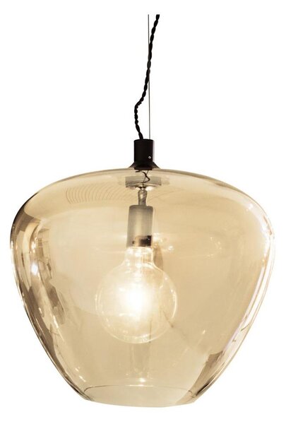 ByRydens 4200870-5503 - Luster na lanku BELLISSIMO 1xE27/8W/230V dymová/hnedá