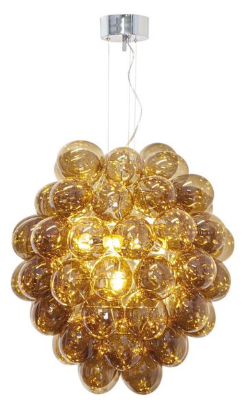 ByRydens 4202230-5512 - Luster na lanku DELUXE 4xE14/5W/230V dymová/hnedá