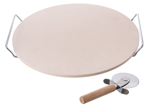 Kameň na pečenie s krájačom pr. 33 cm