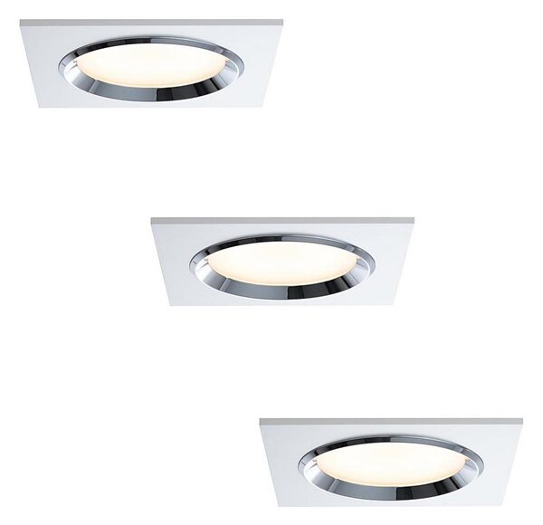 Paulmann 92695 - SADA 3xLED/8W stmievateľné podhľadové svietidlo DICE 230V