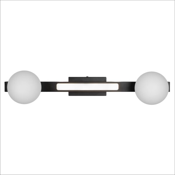 LED Nástenné svietidlo MAGNET LED/13W/230V + 2xG9/60W 3000/4000K čierna