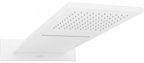 Mexen Waterfall dažďová hlavica slim 50 x 22 cm, biela - 79190-20