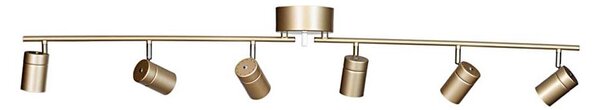 ByRydens 4202100-6501 - Bodové svietidlo CORRECT 6xGU10/7W/230V zlatá