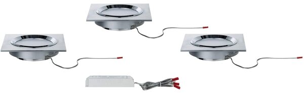 Paulmann 92696 - SADA 3xLED/8W Stmievateľné podhľadové svietidlo DICE 230V