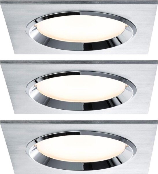 Paulmann 92696 - SADA 3xLED/8W Stmievateľné podhľadové svietidlo DICE 230V