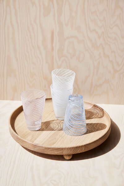 Pohár Yuka Swirl Glass Clear 250 ml – set 2 ks