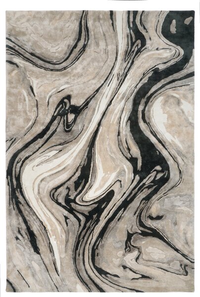 Koberec kusový Carpet Decor Handmade - BLUR BLACK Rozmer koberca: 160x230 cm