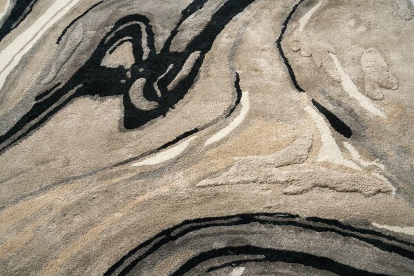 Koberec kusový Carpet Decor Handmade - BLUR BLACK Rozmer koberca: 160x230 cm
