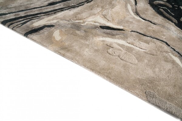 Koberec kusový Carpet Decor Handmade - BLUR BLACK Rozmer koberca: 160x230 cm