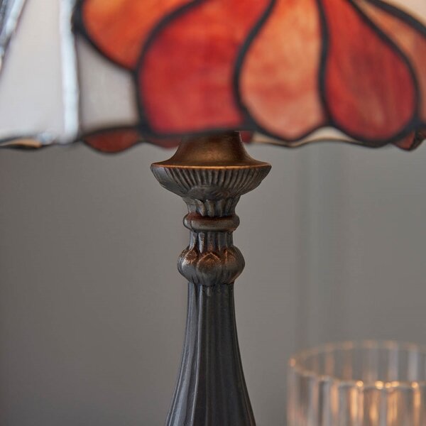 Endon 63963 - Stolná lampa Tiffany BOTANICA 1xE14/40W/230V, priemer 16 cm