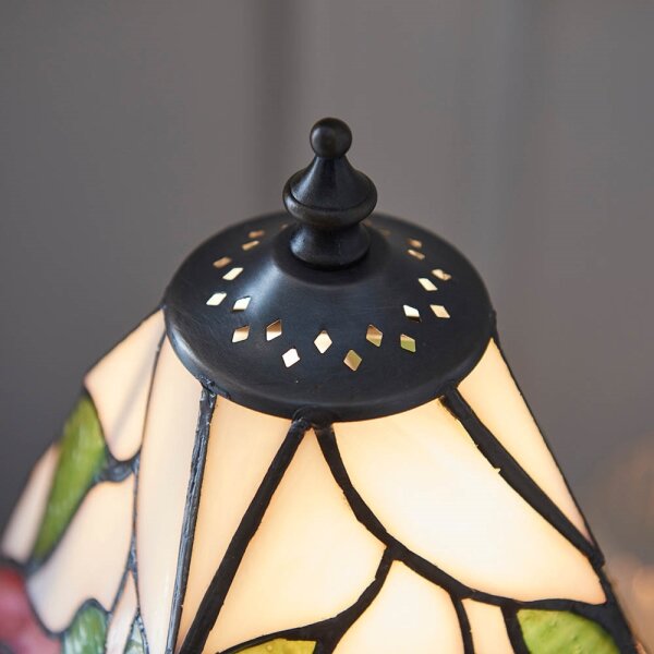 Endon 63963 - Stolná lampa Tiffany BOTANICA 1xE14/40W/230V, priemer 16 cm