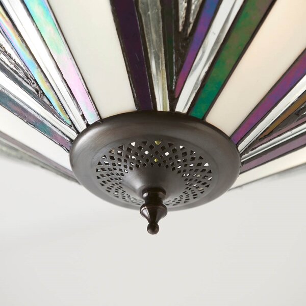 Endon 63936 - Luster na reťazi Tiffany ASTORIA 3xE27/60W/230V pr. 48 cm