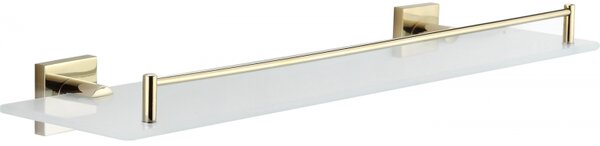 Mexen Rufo závesná sklenená polička, zlatá - 7050937-50