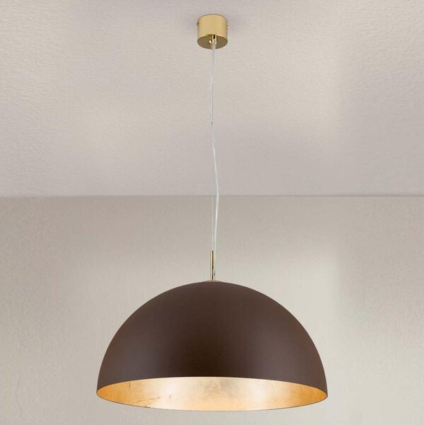 Orion HL 6-1623/1 - Luster na lanku ELIANO 1xE27/60W/230V pr. 50 cm hnedá/zlatá